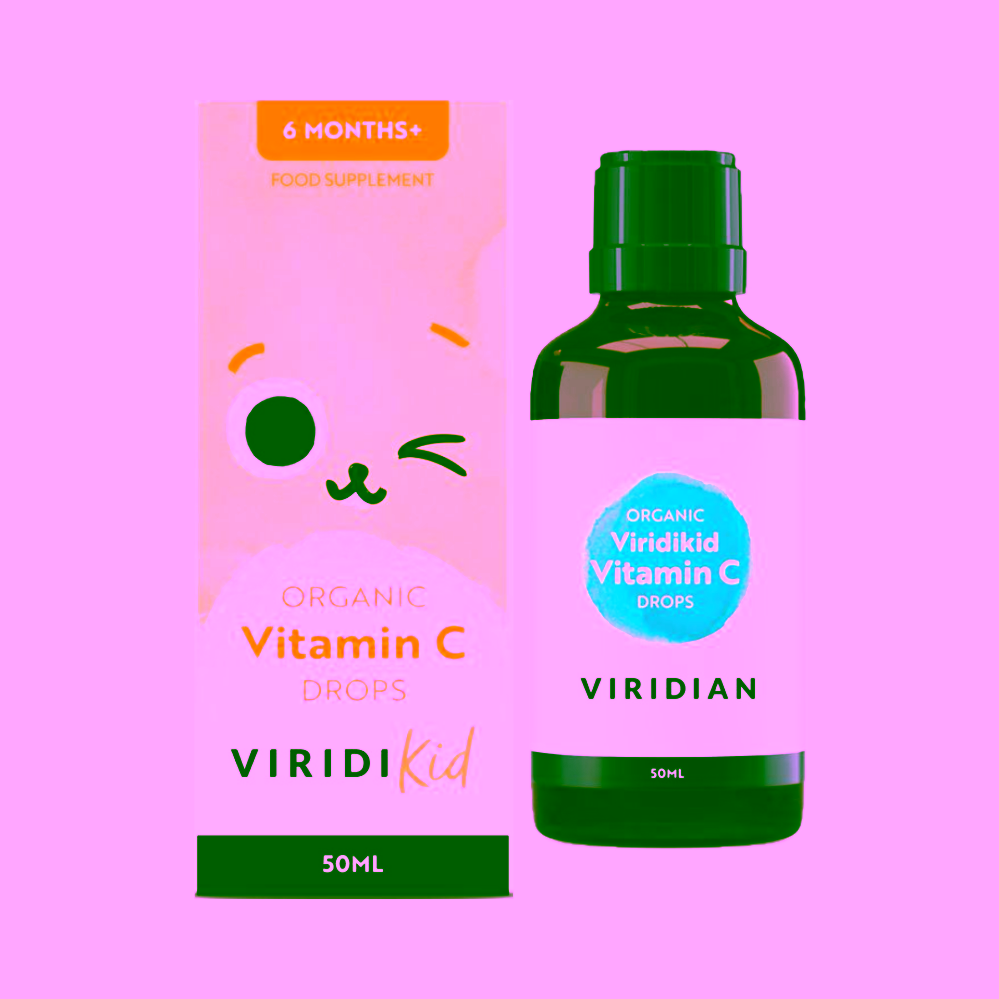 Viridian Nutrition Viridikid Vitamin C drops Bio Vitamín C pro děti
