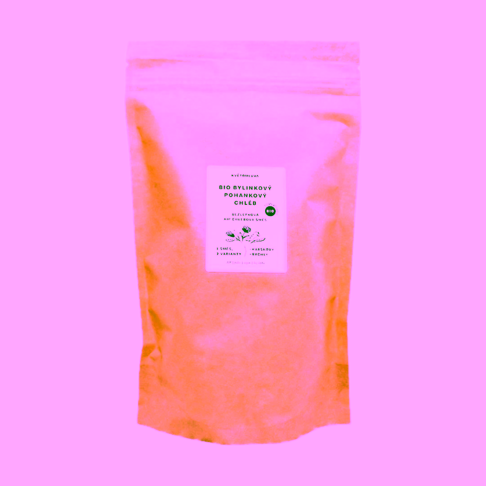 Květomluva BIO bylinkový pohankový AIP chléb (chlebová směs) 500 g