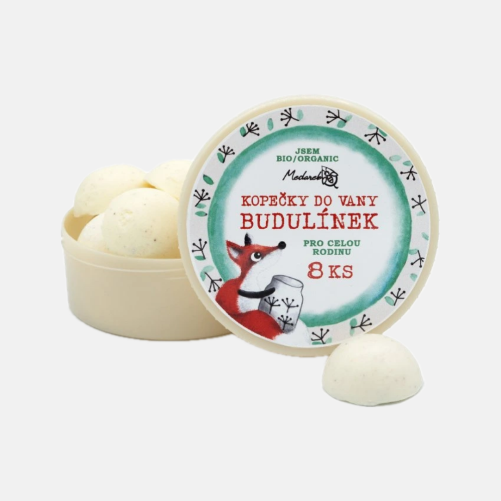 Medarek Kopečky do vany Budulínek 8 ks