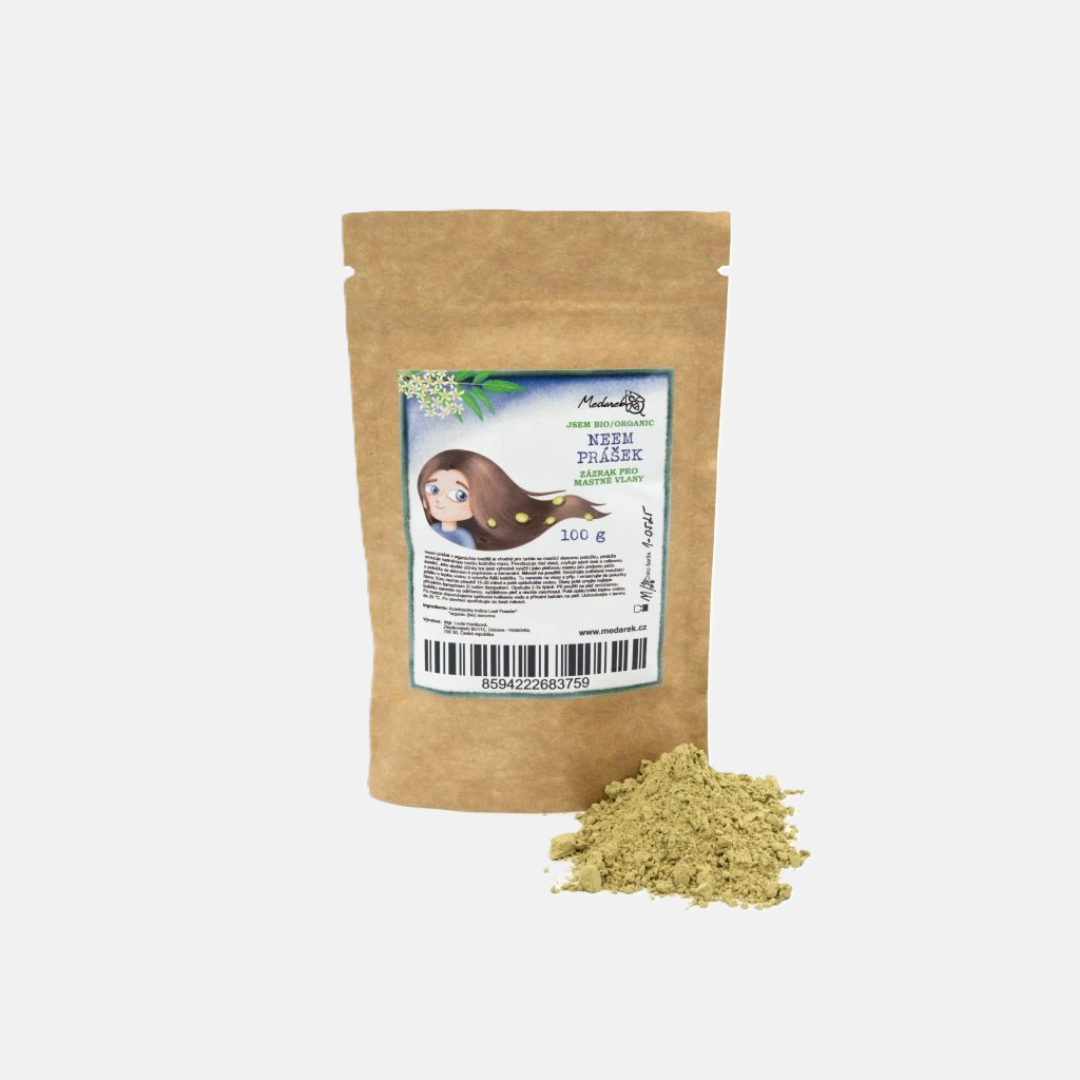 Medarek Neem BIO prášek na vlasy 100 g