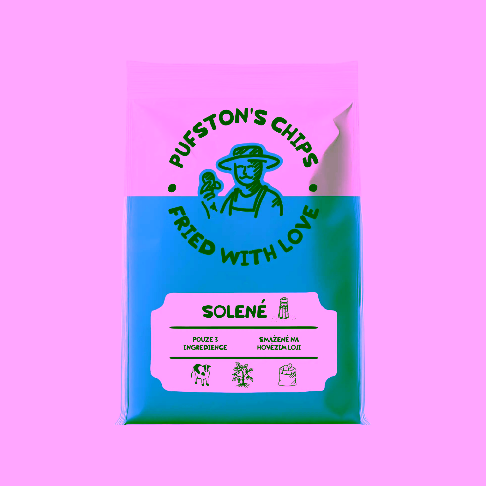 Pufston's Potato Chips Solené bramborové chipsy