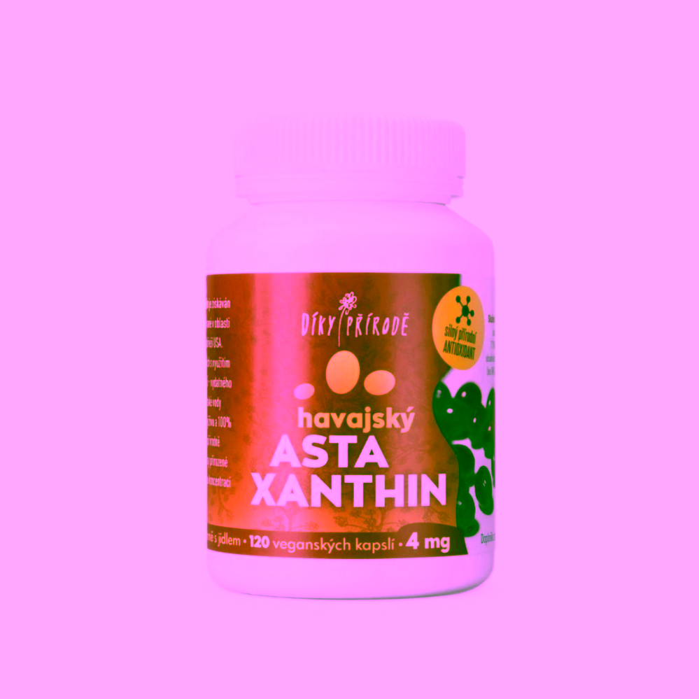 Díky přírodě Havajský astaxanthin Vegan 4 mg