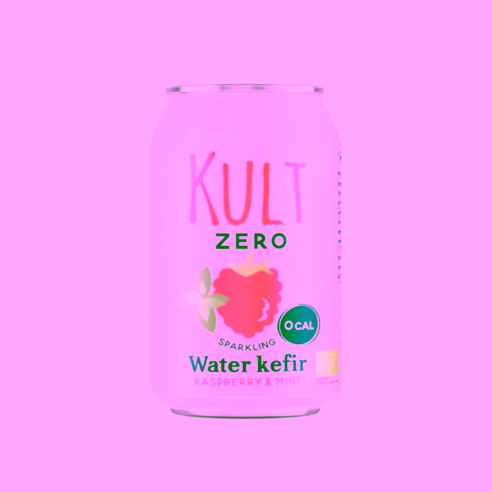 Kult Bio vodní kefír Malina & Máta