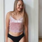 SAYU MODAL Klasické černé kalhotky 3/5