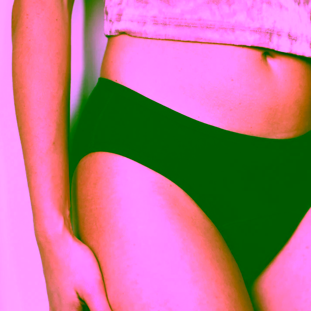 SAYU MODAL Klasické černé kalhotky 3/5