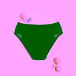 SAYU Menstruační plavky s transparentními boky