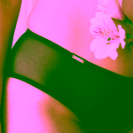 SAYU Menstruační plavky s transparentními boky