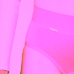 SAYU MODAL Růžové latte s lemem