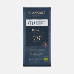 Blanxart Brasil 78% BIO hořká čokoláda bez přidaného cukru a sladidel 75 g