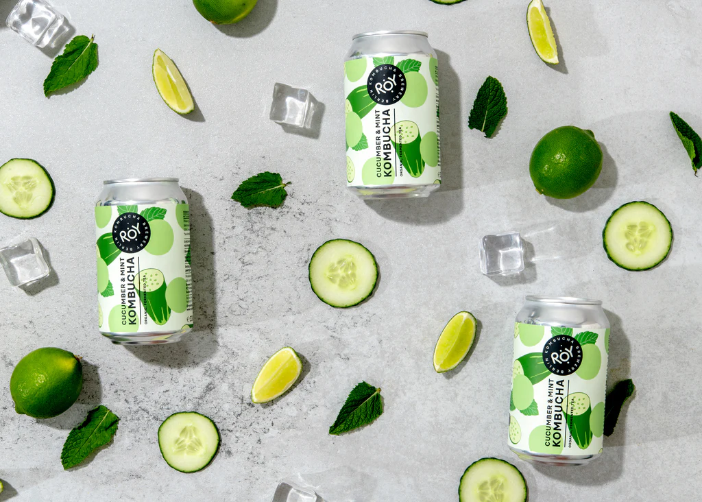 Roy kombucha Okurka & máta