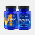 Natios Výhodný balíček 2 druhů hořčíků Malát a Bisglycinát