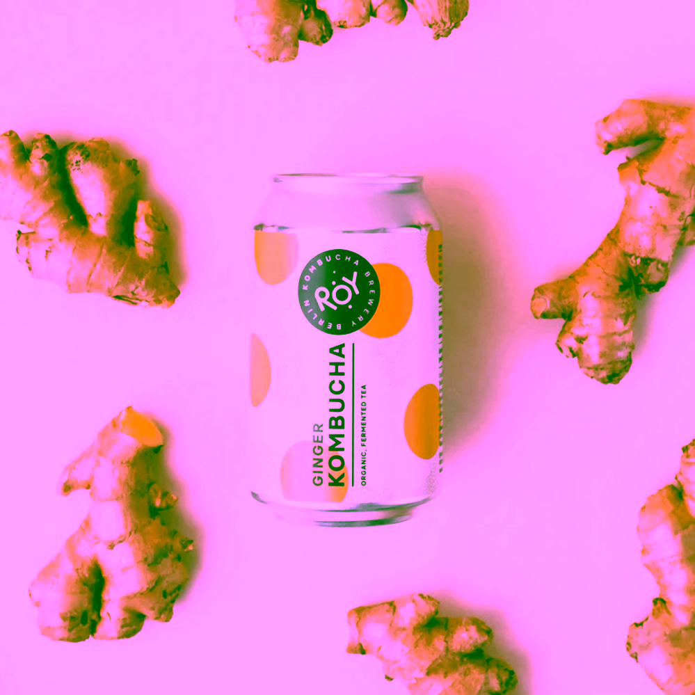 ROY Bio Zázvorová kombucha