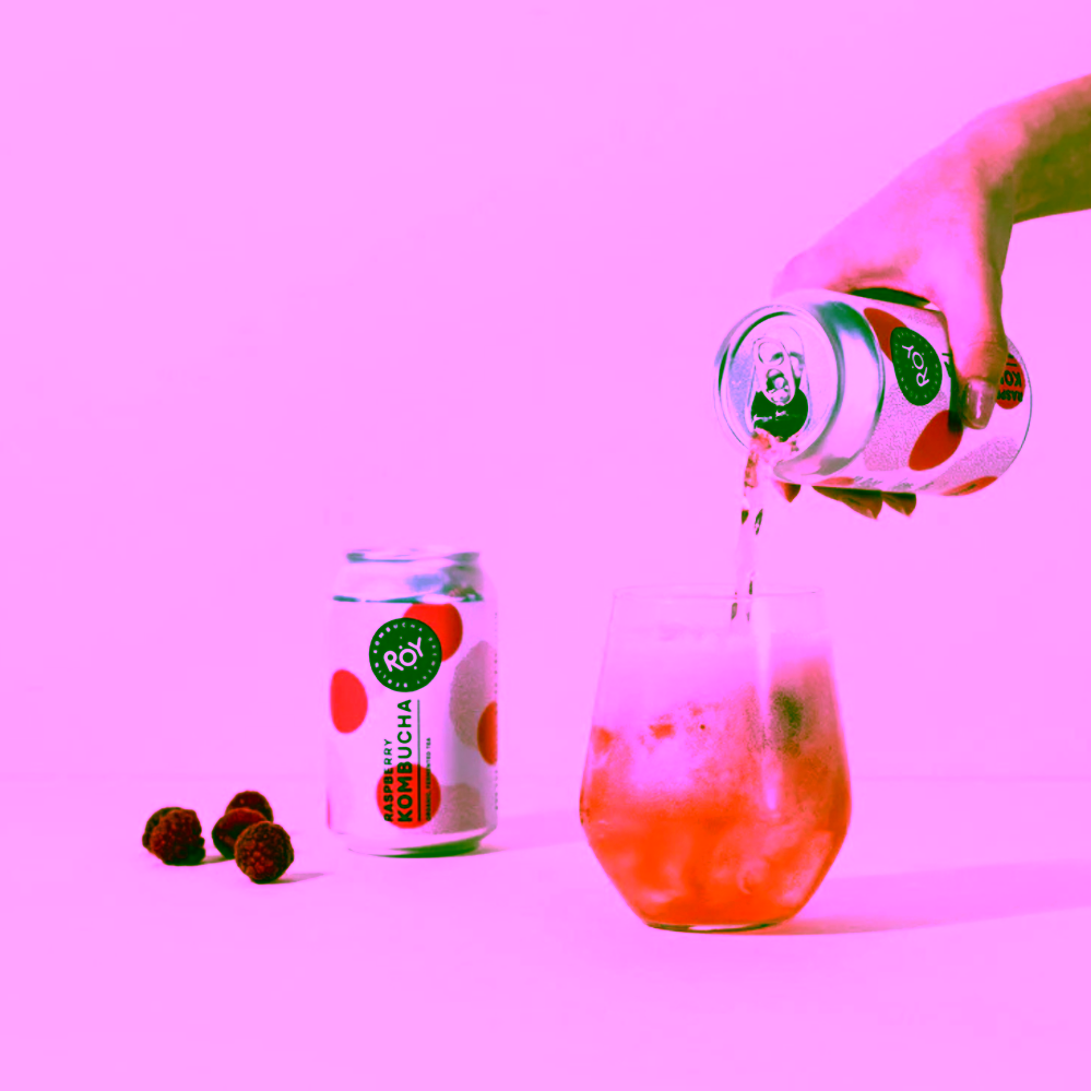 ROY Bio Malinová kombucha