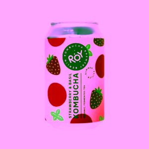 ROY Bio kombucha Jahoda & bazalka
