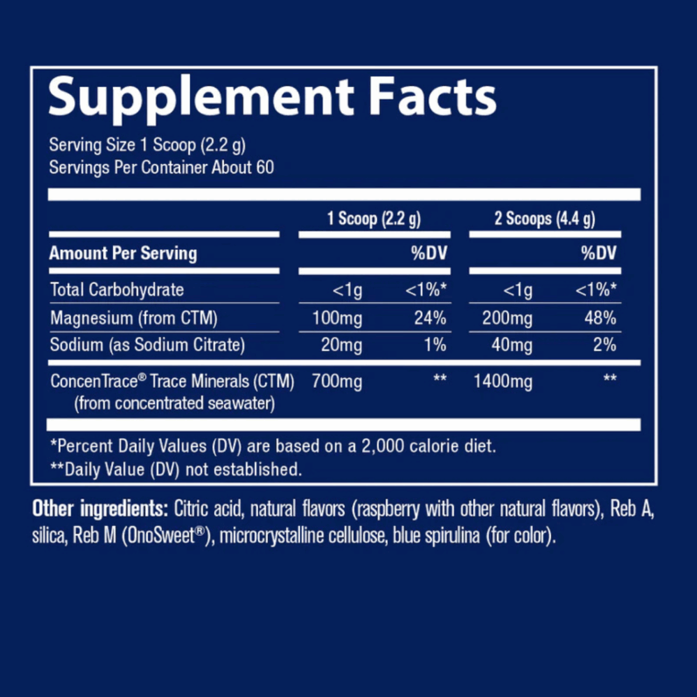 Trace Minerals ConcenTrace Daily Mineral Powder Denní minerály