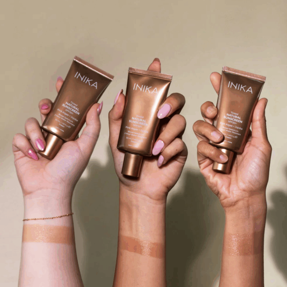 Inika Organic Přírodní tónovaný opalovací krém SPF 50+