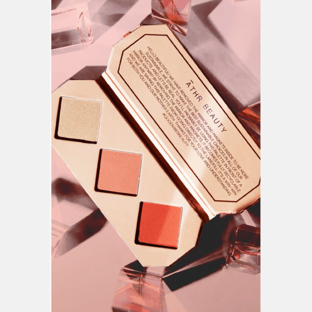 ĀTHR BEAUTY Multifunkční paletka na tváře Crystal Charged Cheek AMBER