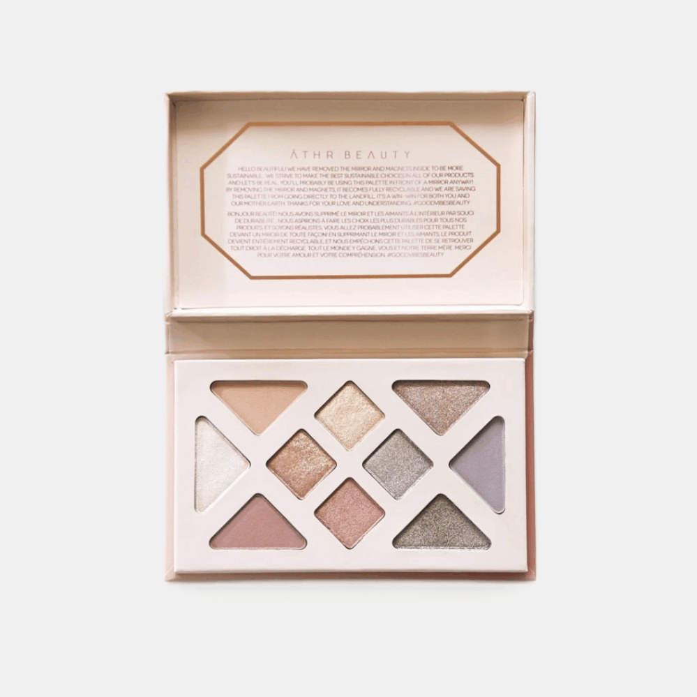 ĀTHR BEAUTY Paletka očních stínů Rose Quartz Crystal Gemstone