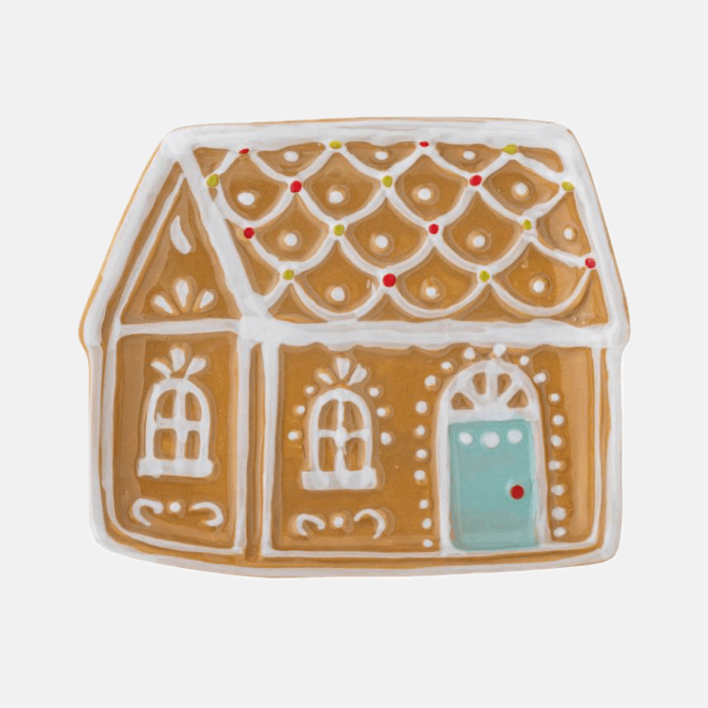 Bloomingville Ginnie servírovací talíř keramický hnědý ZLEVNĚNO