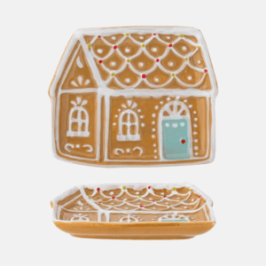 Bloomingville Ginnie servírovací talíř keramický hnědý