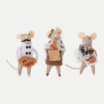 Bloomingville Peo Ornament přírodní vlněné vánoční ozdoby