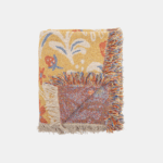 Bloomingville Reims přehoz z recyklované bavlny s květinovým vzorem