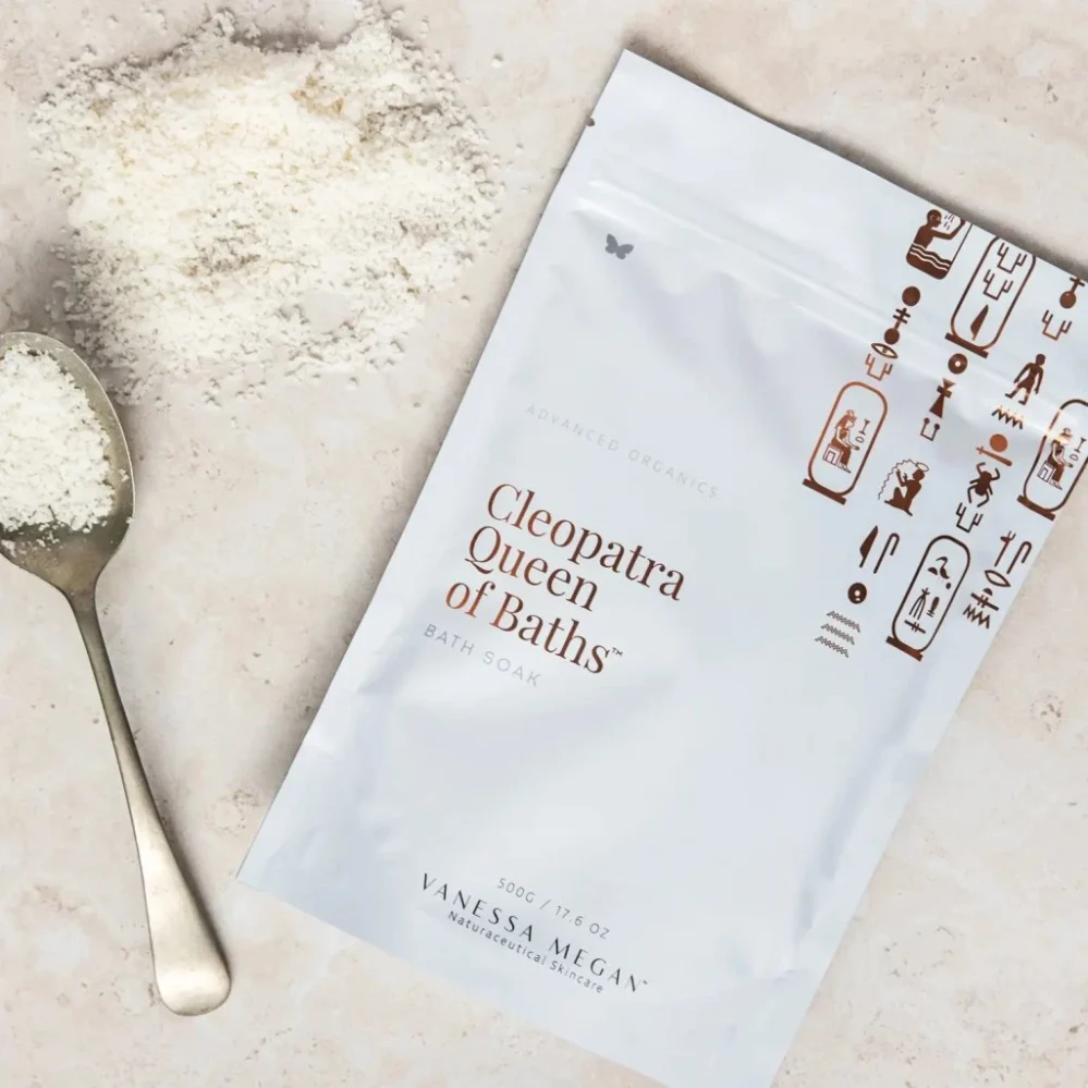 Vanessa Megan Luxusní koupelová lázeň a peeling Cleopatra Queen of Baths