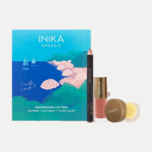 Inika Organic Limitovaná edice 2025 Nourishing Lip Trio Set