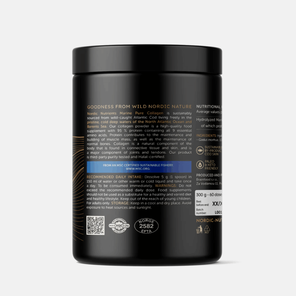 Nordic Nutrients Pure Marine Collagen Mořský kolagen 300 g