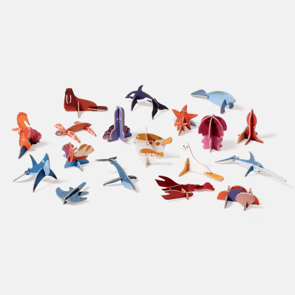 PLAYin CHOC Organic čokoláda s hračkou Mořská zvířátka