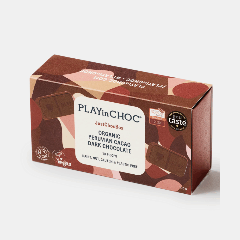PLAYin CHOC Organic peruánská čokoláda hořká