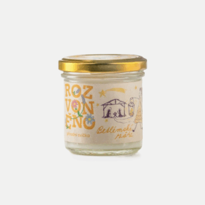 Rozvoněno Betlémská záře přírodní svíčka s kadidlem a myrhou 130 ml