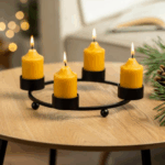 Rozvoněno Adventní čas sada včelích adventních svíček 4 ks