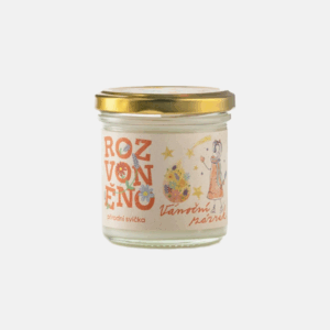 Rozvoněno Vánoční zázrak přírodní svíčka s hřebíčkem, skořicí, badyánem a anýzem 130 ml