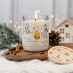 Rozvoněno Zimní nálada přírodní svíčka s pomerančem, hřebíčkem a skořicí 300 ml