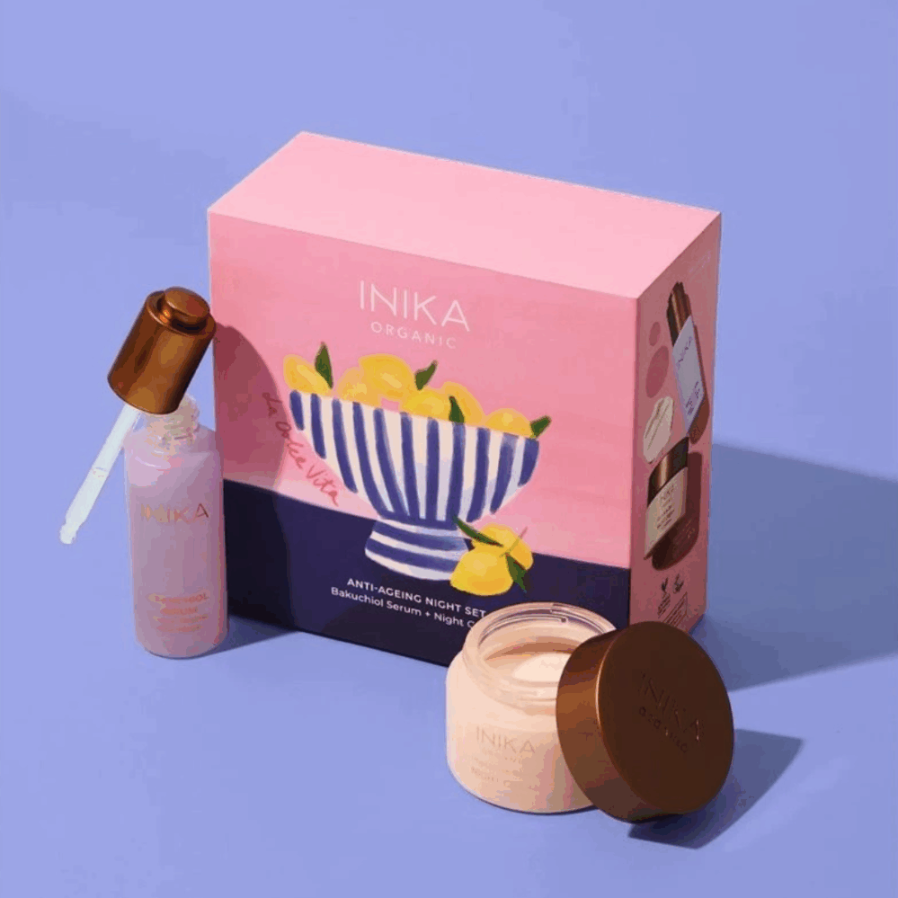 Inika Organic Limitovaná edice 2025 Anti-Ageing Night set