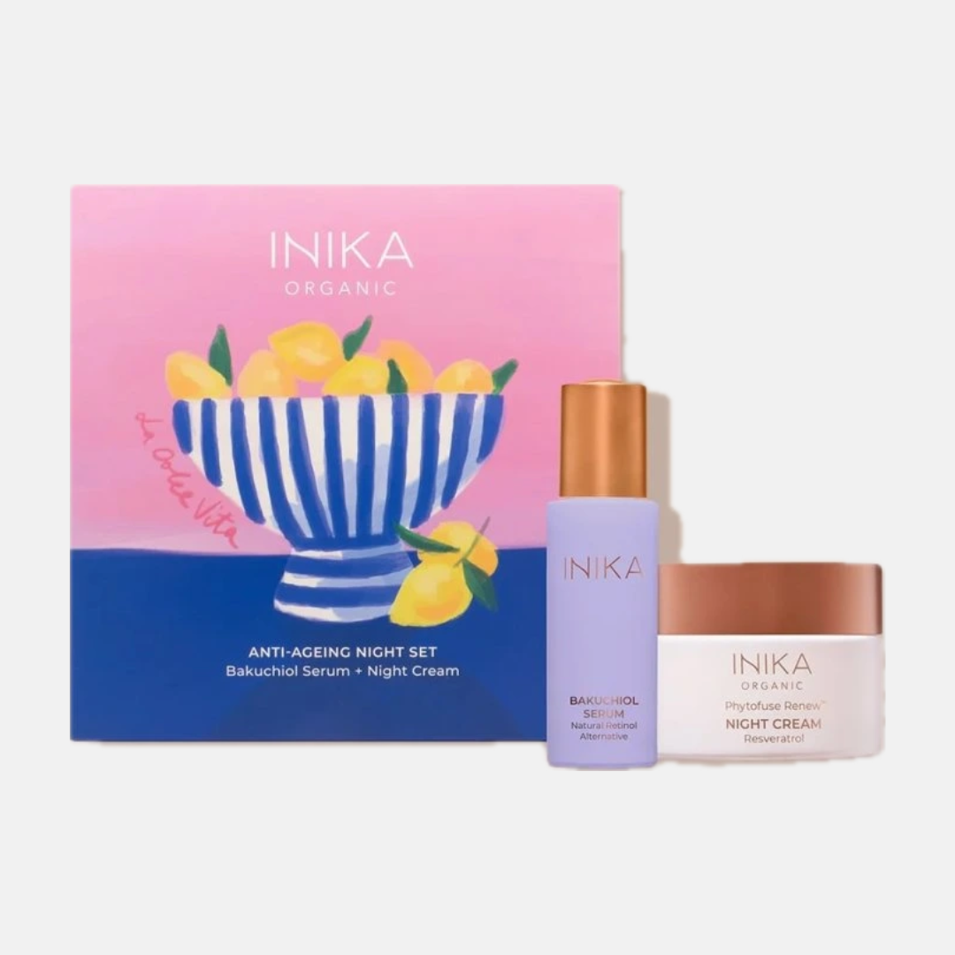 Inika Organic Limitovaná edice 2025 Anti-Ageing Night set