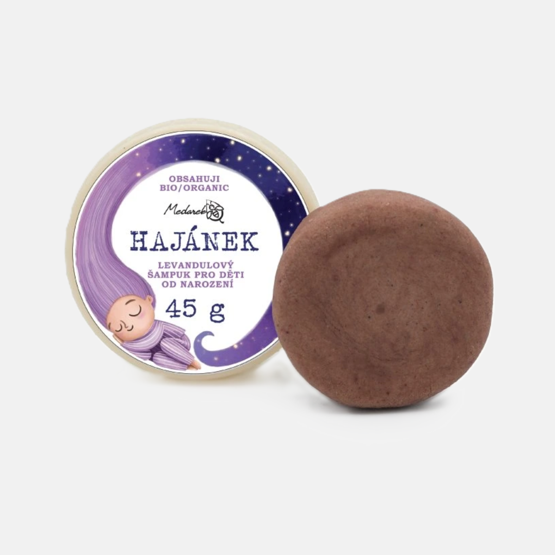Medarek Hajánek šampuk jemná vůně levandule pro nejmenší děti