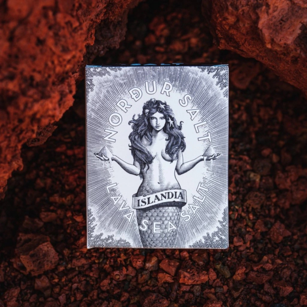 Nordur Salt Arktická lávová sůl vločková v krabičce 100 g