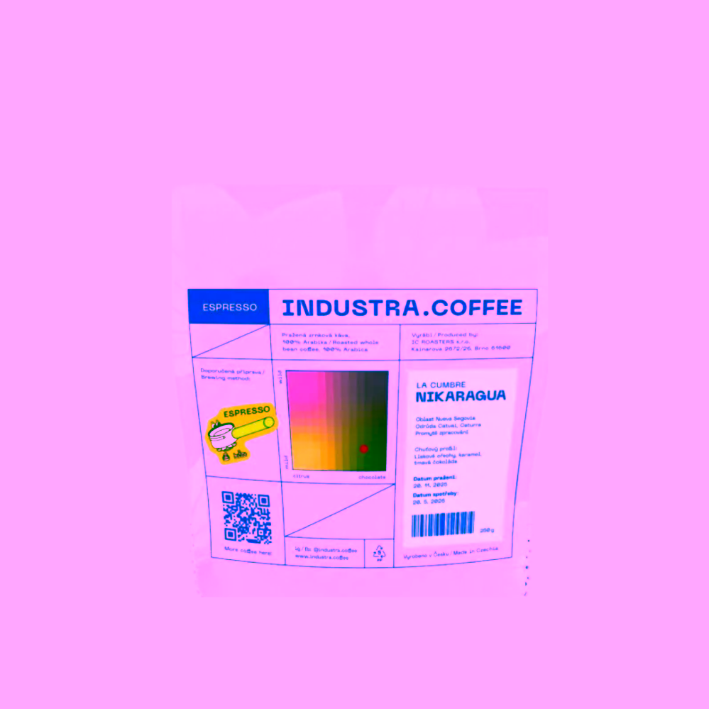 Industra Coffee Nikaragua La Cumbre na espresso