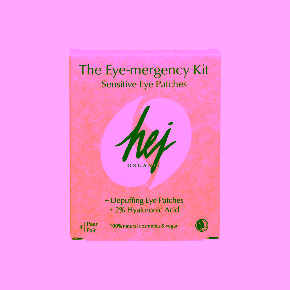 Hej Organic The Eye-mergency Kit 4x maska pod oči