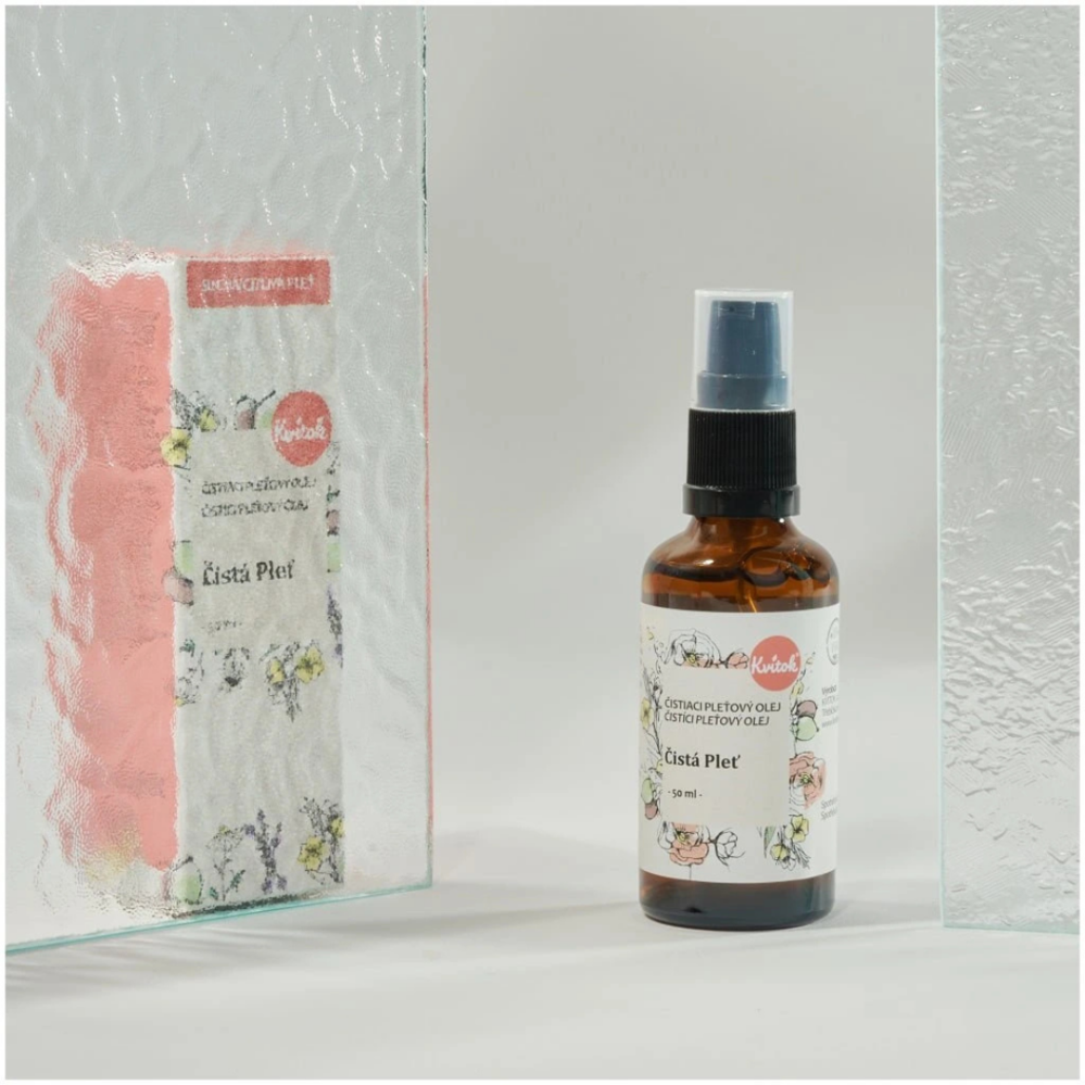 Kvitok Čistící olej Čistá pleť pro suchou a citlivou pleť