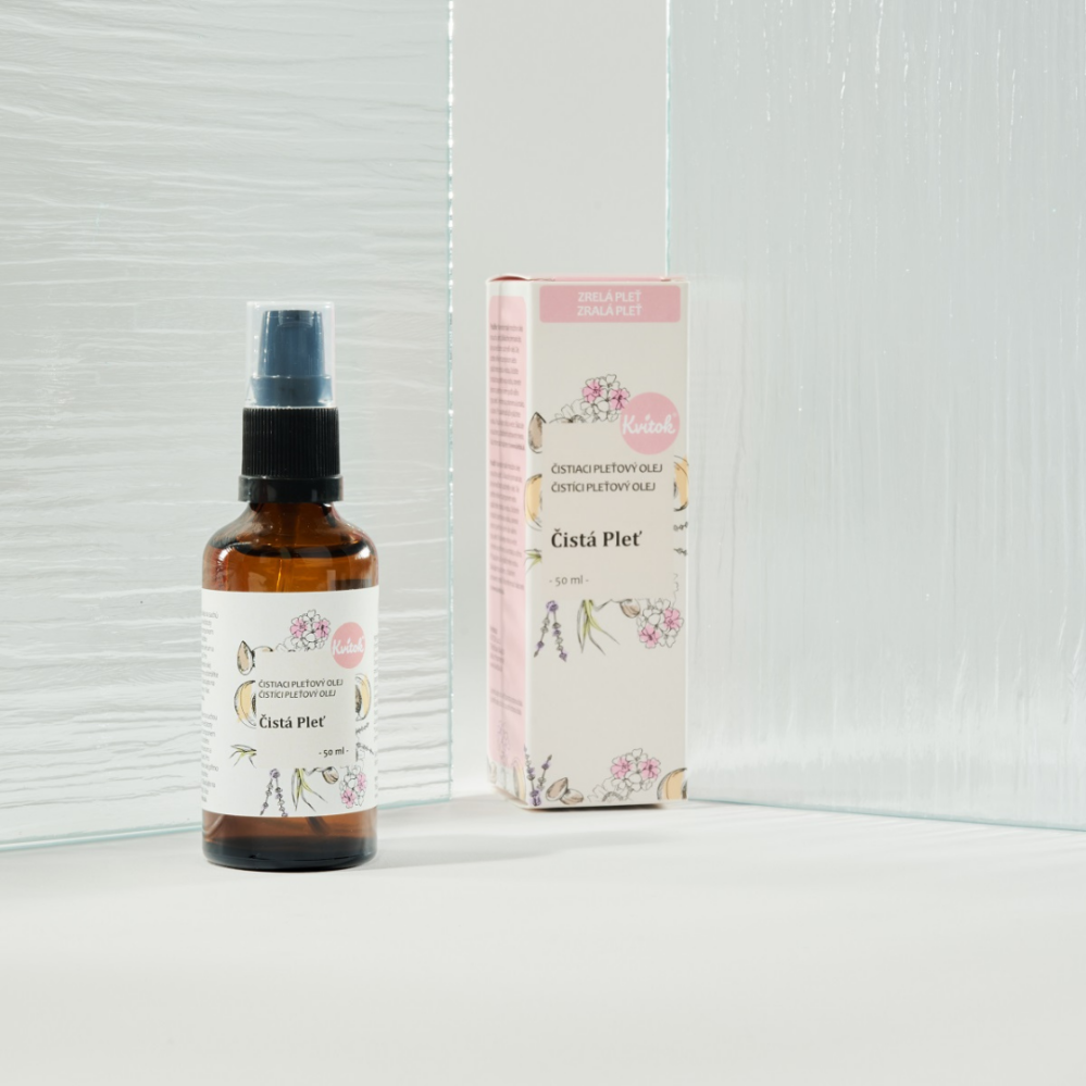 Kvitok Čistící olej Čistá pleť pro zralou pleť