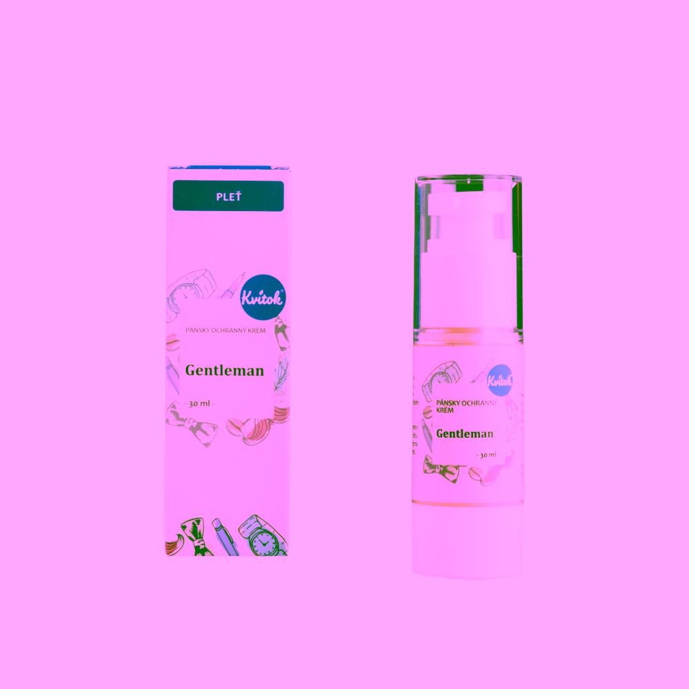 Kvitok Pánský pleťový krém Gentleman