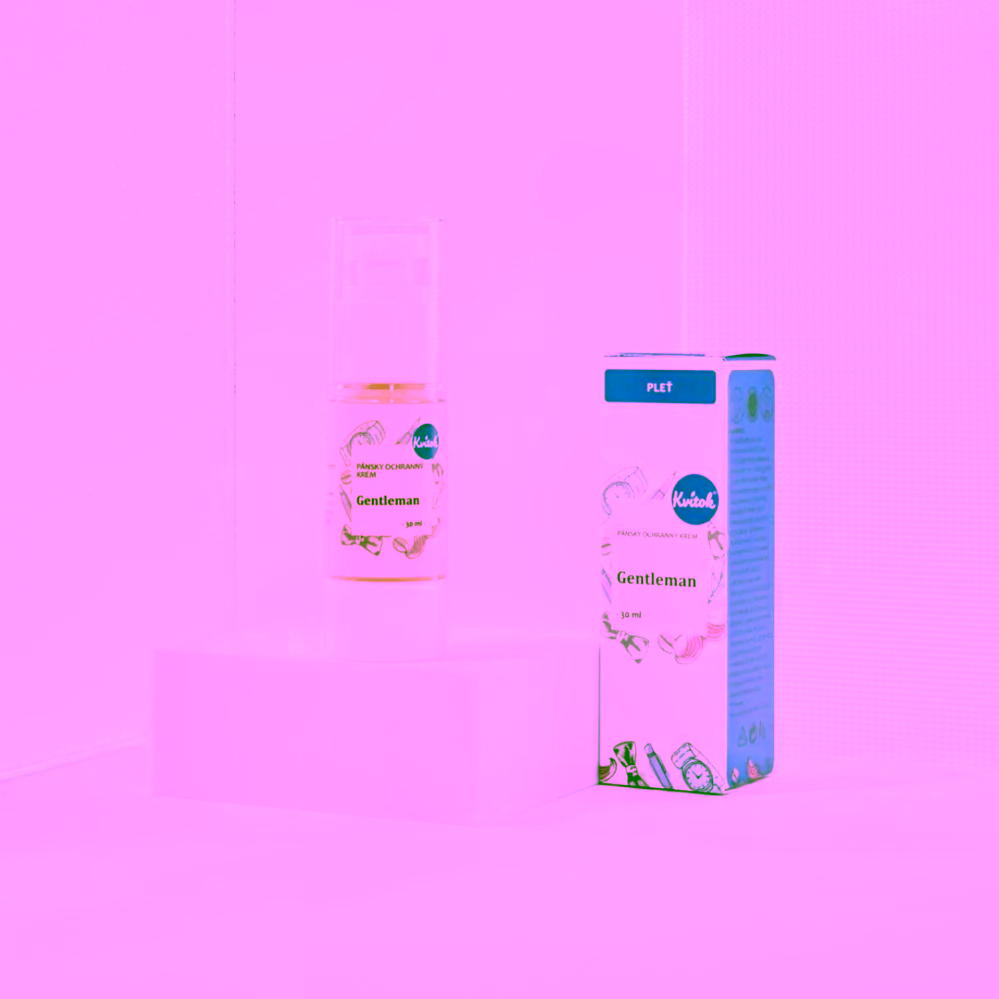 Kvitok Pánský pleťový krém Gentleman