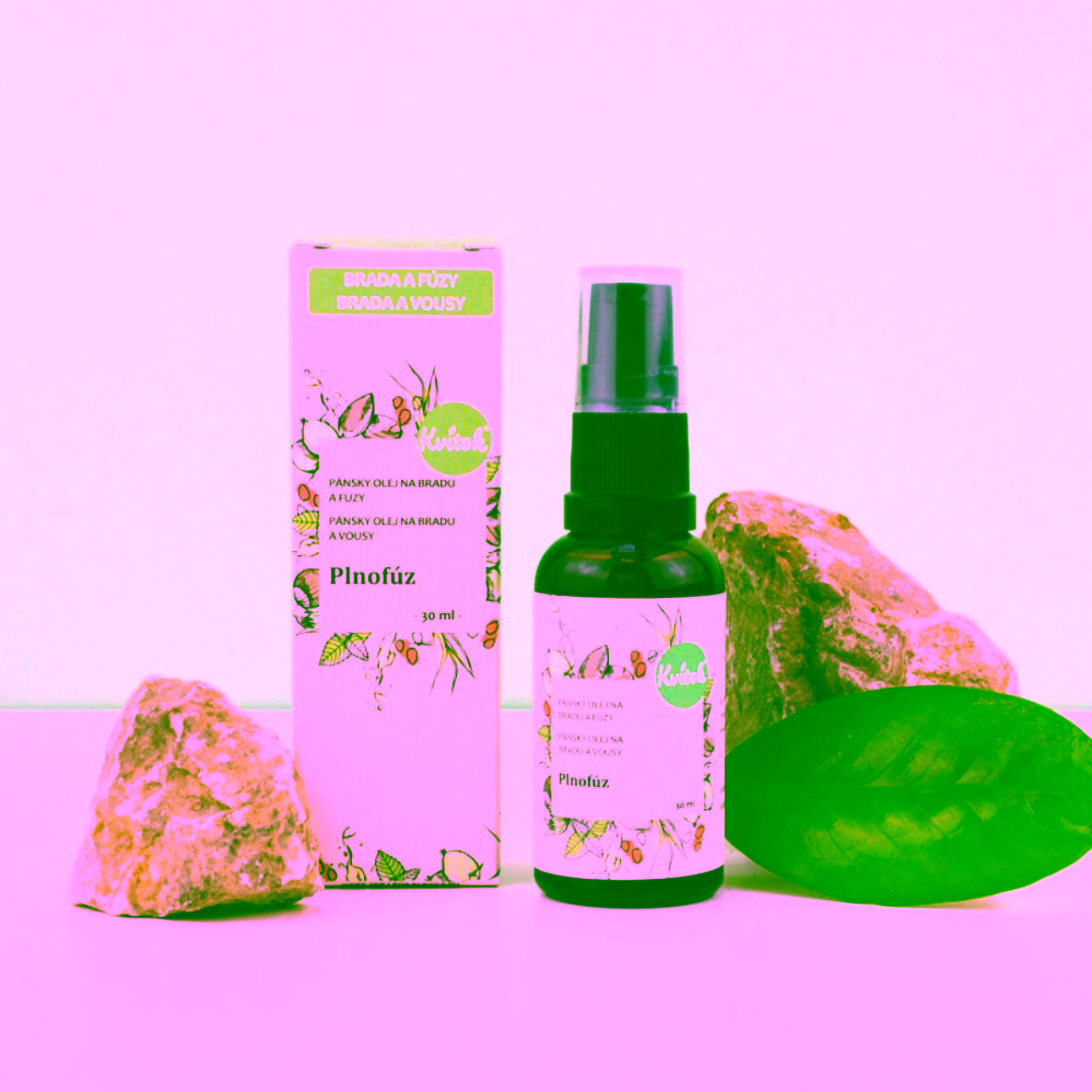 Kvitok Pečující olej na bradu a vousy Plnofúz