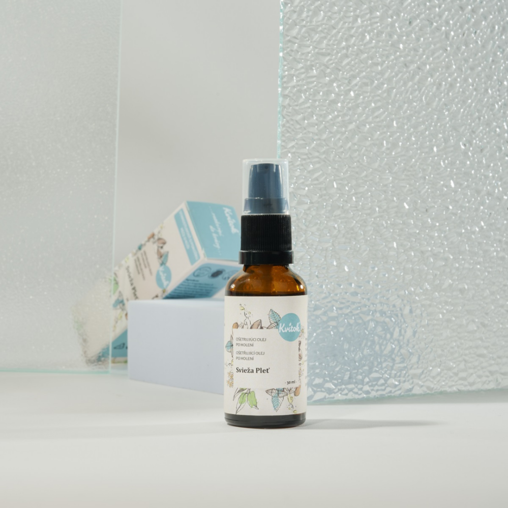Kvitok Zklidňující olej po holení Svěží Pleť