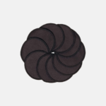 Pandoo Pratelné odličovací tamponky z bio bavlny 10 ks černé