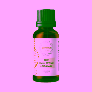 Puravia Labs Vitamin D3 Vegan pro děti v bio olivovém oleji