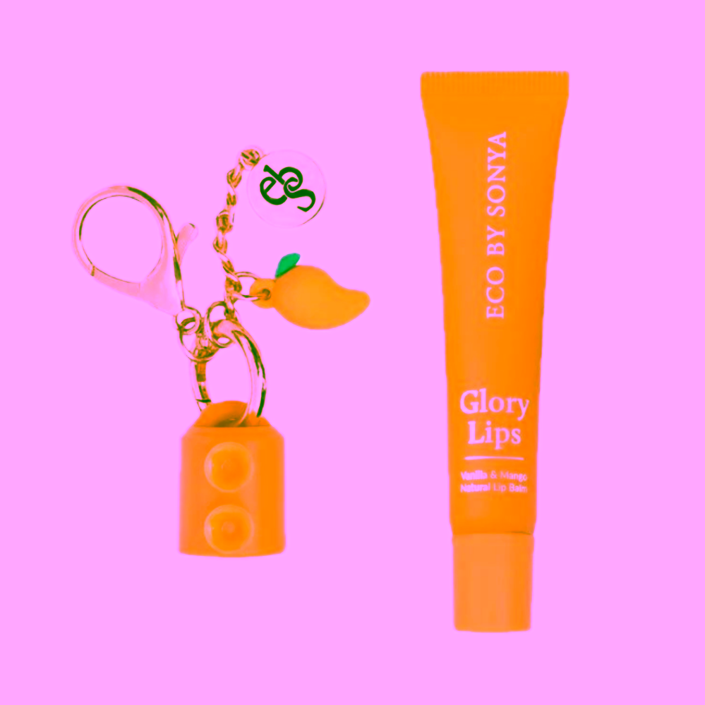 Eco by Sonya Glory Lips přírodní hydratační balzám pro hebké rty s přívěskem